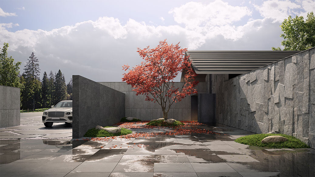 Austere Refinement (The House of Zen) / Residence Entrance thumbnail