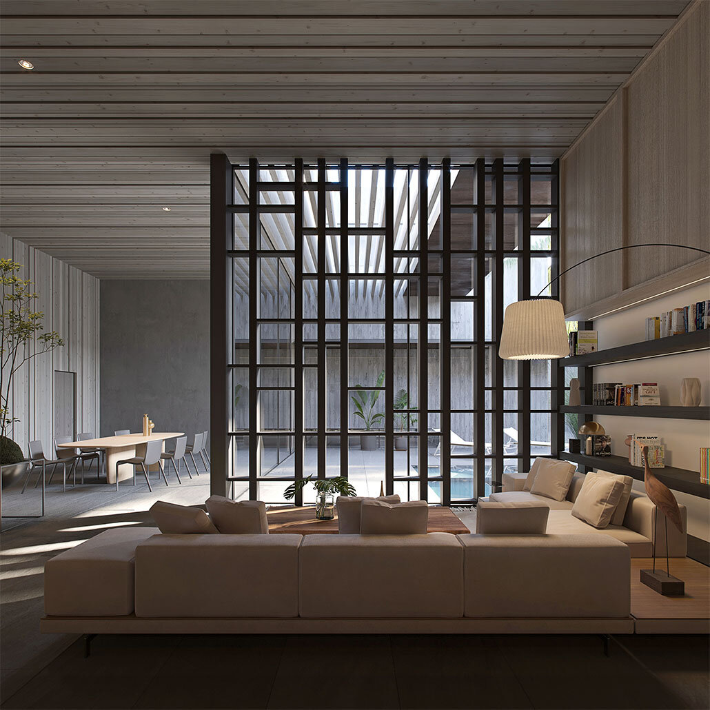 Perfect Harmony / Living Room View from East thumbnail