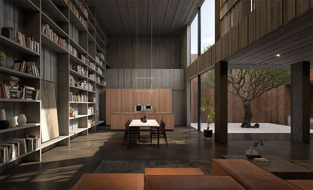 In Praise of Shadows / Living Room View from North thumbnail