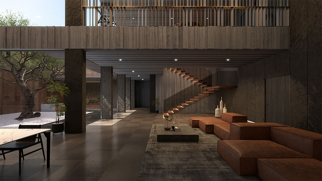 In Praise of Shadows / Living Room View from East thumbnail